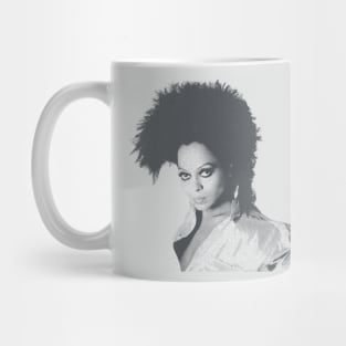 Diana Ross - Black Art Mug